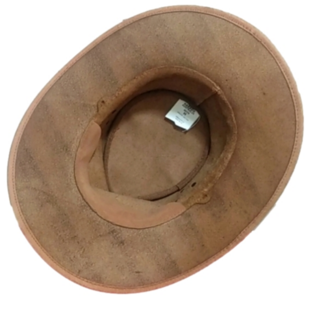 Australian Outback Leather Crusher Hat - Picture 11 of 16